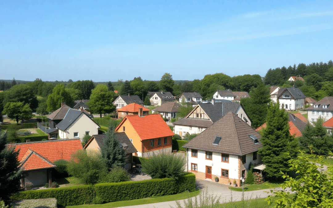 Immobilienverkauf mit Drohnenfotos