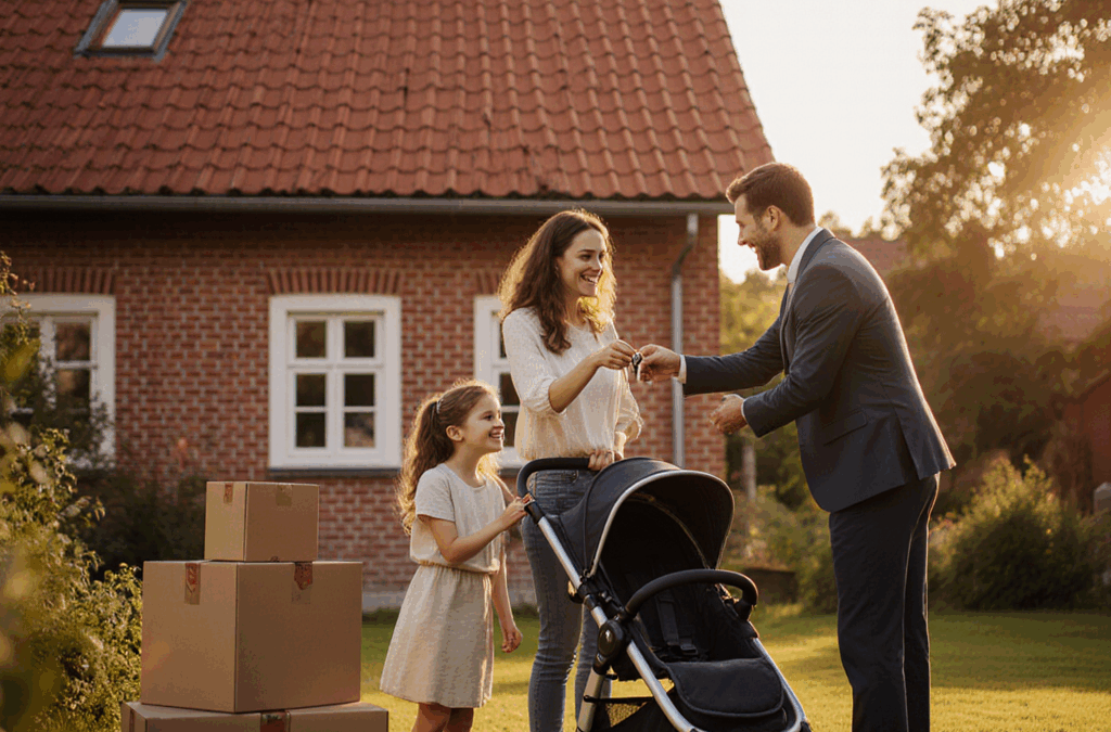Immobilienverkauf Oerel Familienzuwachs