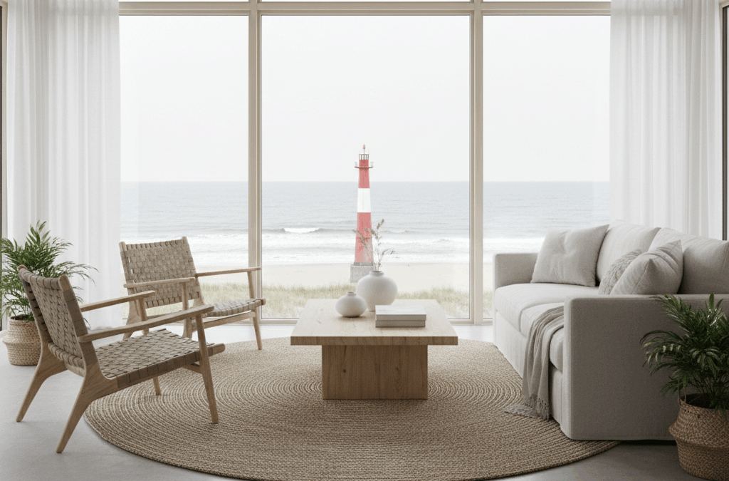 Home-Staging an der Küste: Einrichtung mit Meeresblick für schnelleren Immobilienverkauf