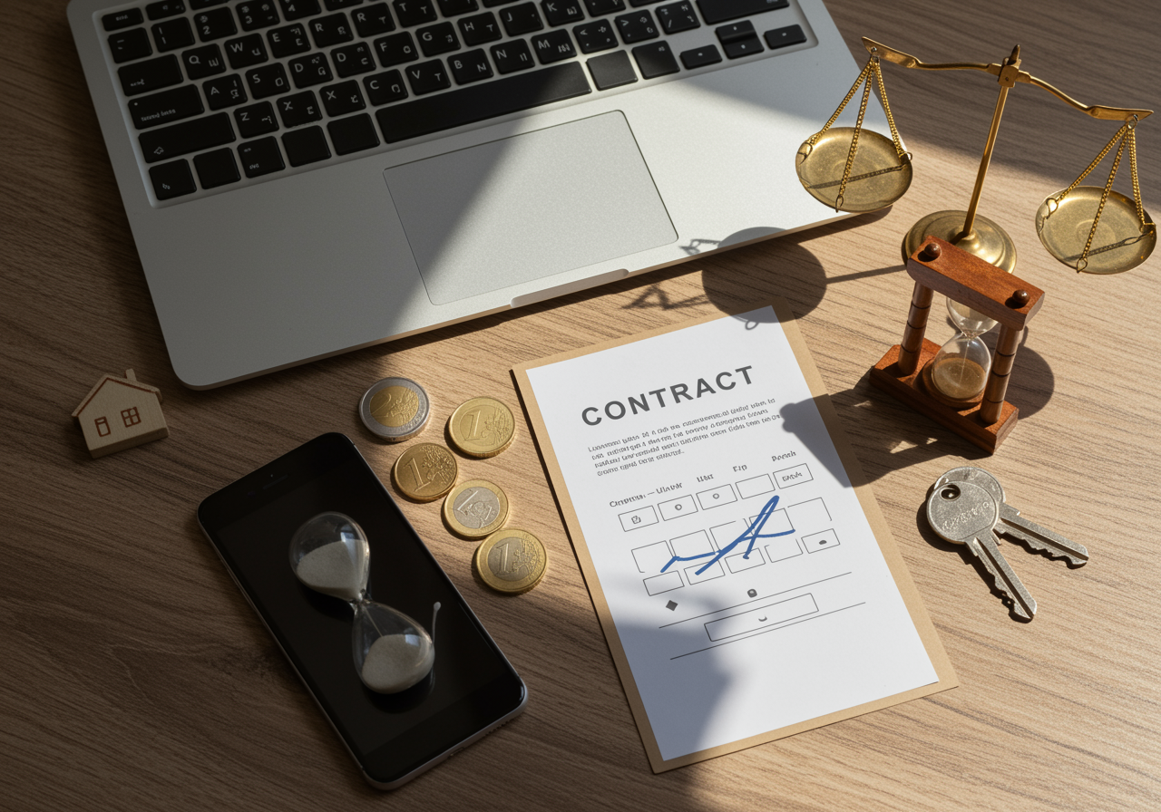 Widerrufsrecht bei Online-Maklerauftrag: Fristen, Kosten, Musterschreiben