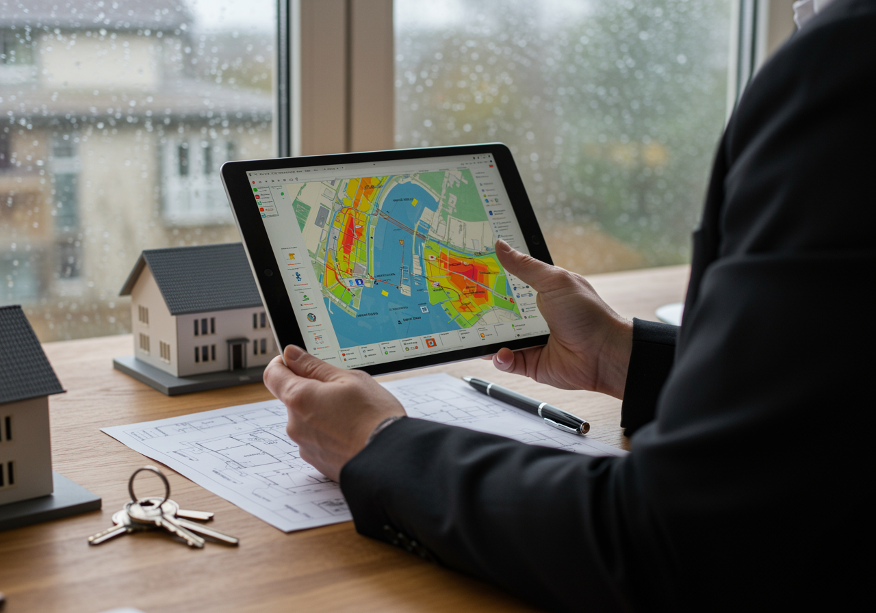 Klimarisiken und Immobilienwert: Wie Wetterextreme Preise beeinflussen